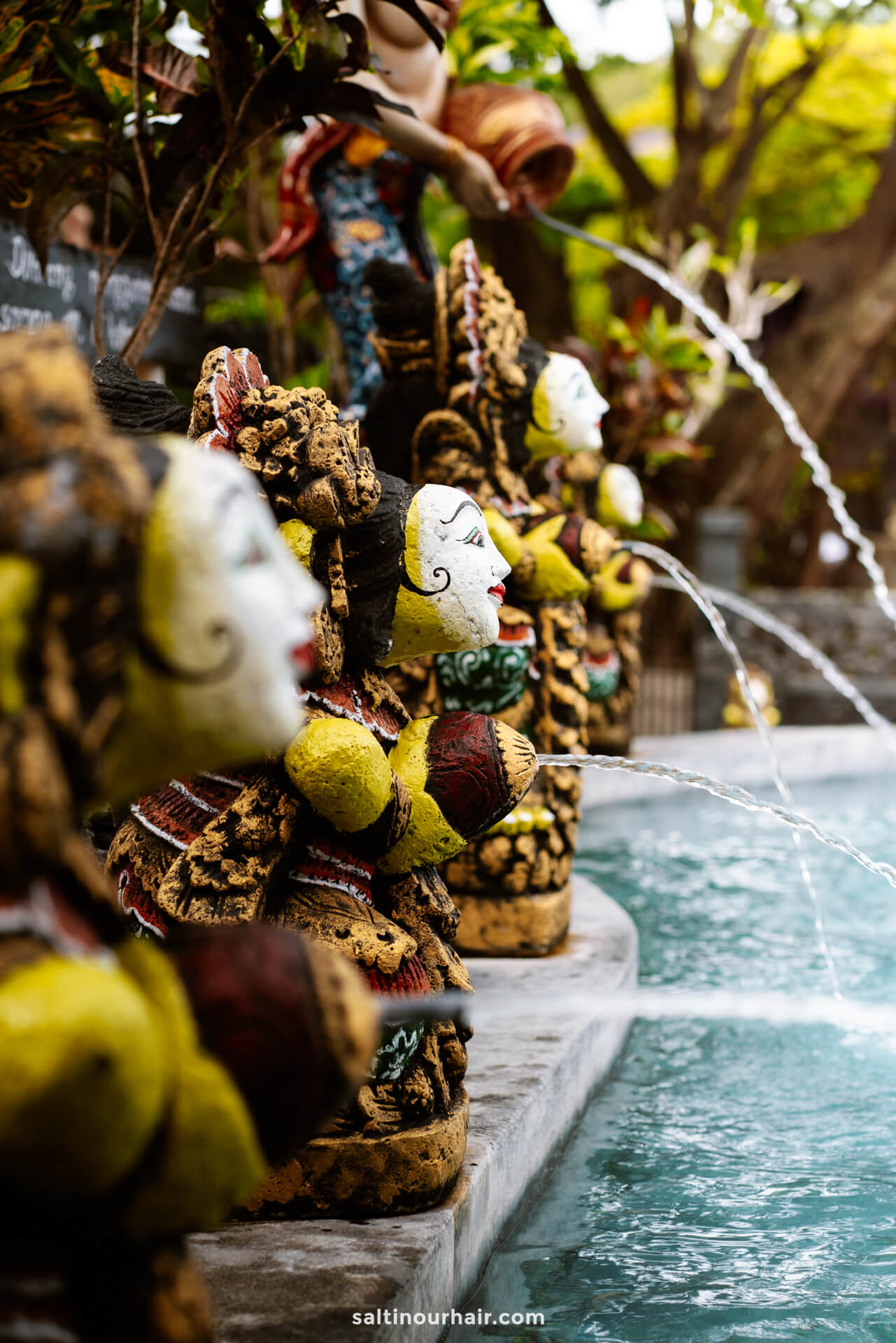 batur natural hot spring fountains bali