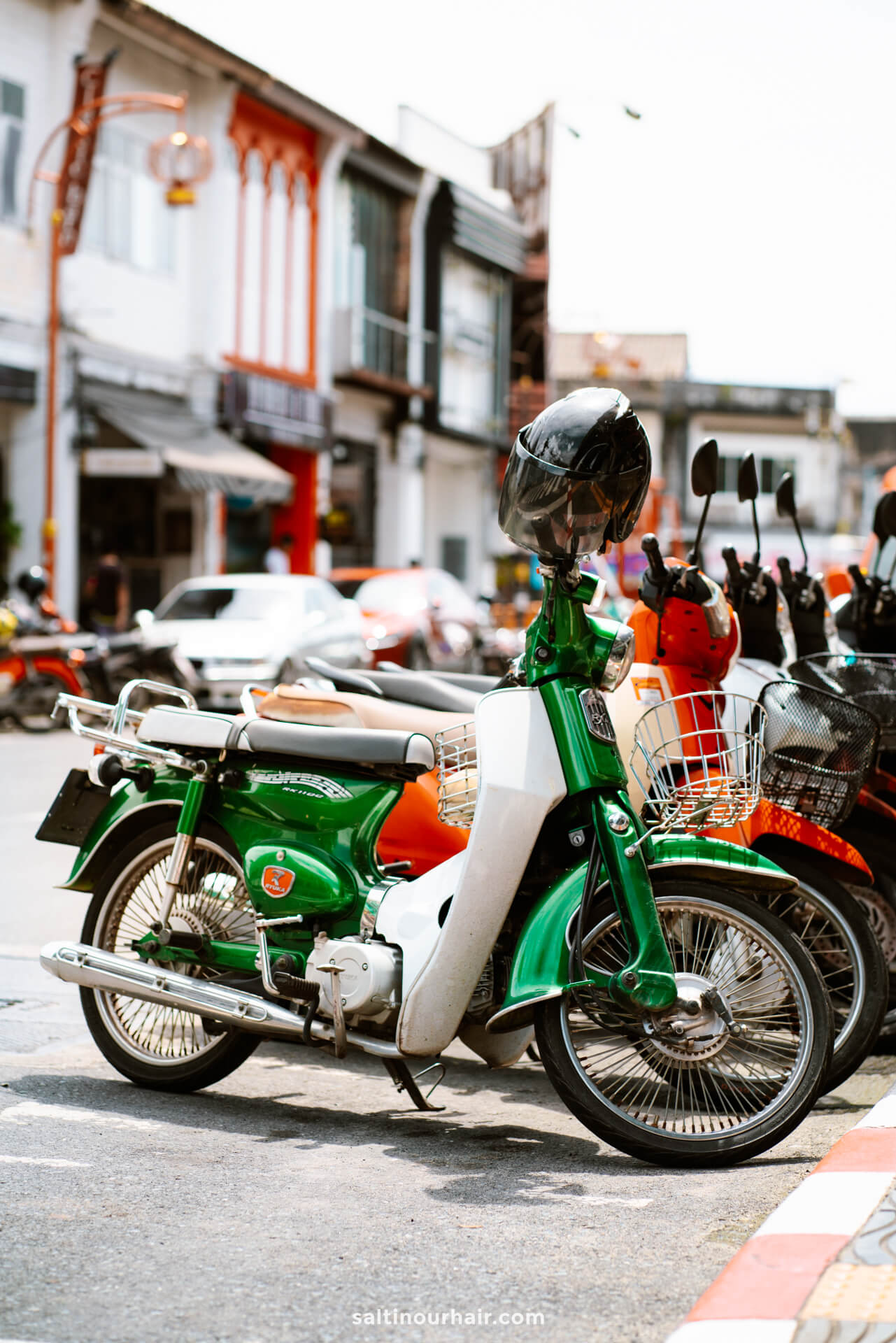 how to get around northern Thailand motorbike