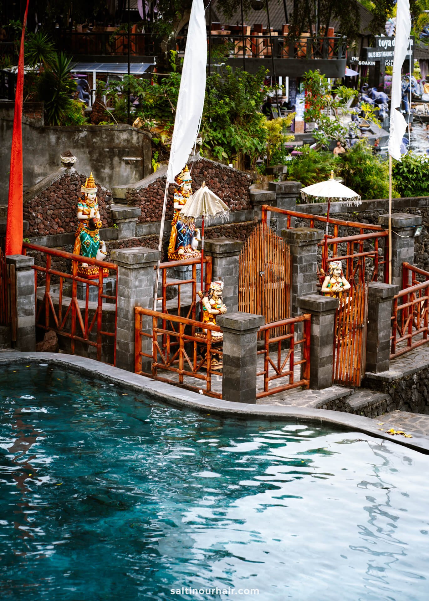 batur natural hot spring temple bali
