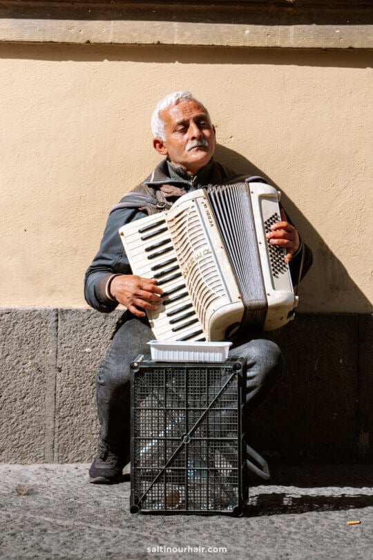 Street Musician catania sicily italy