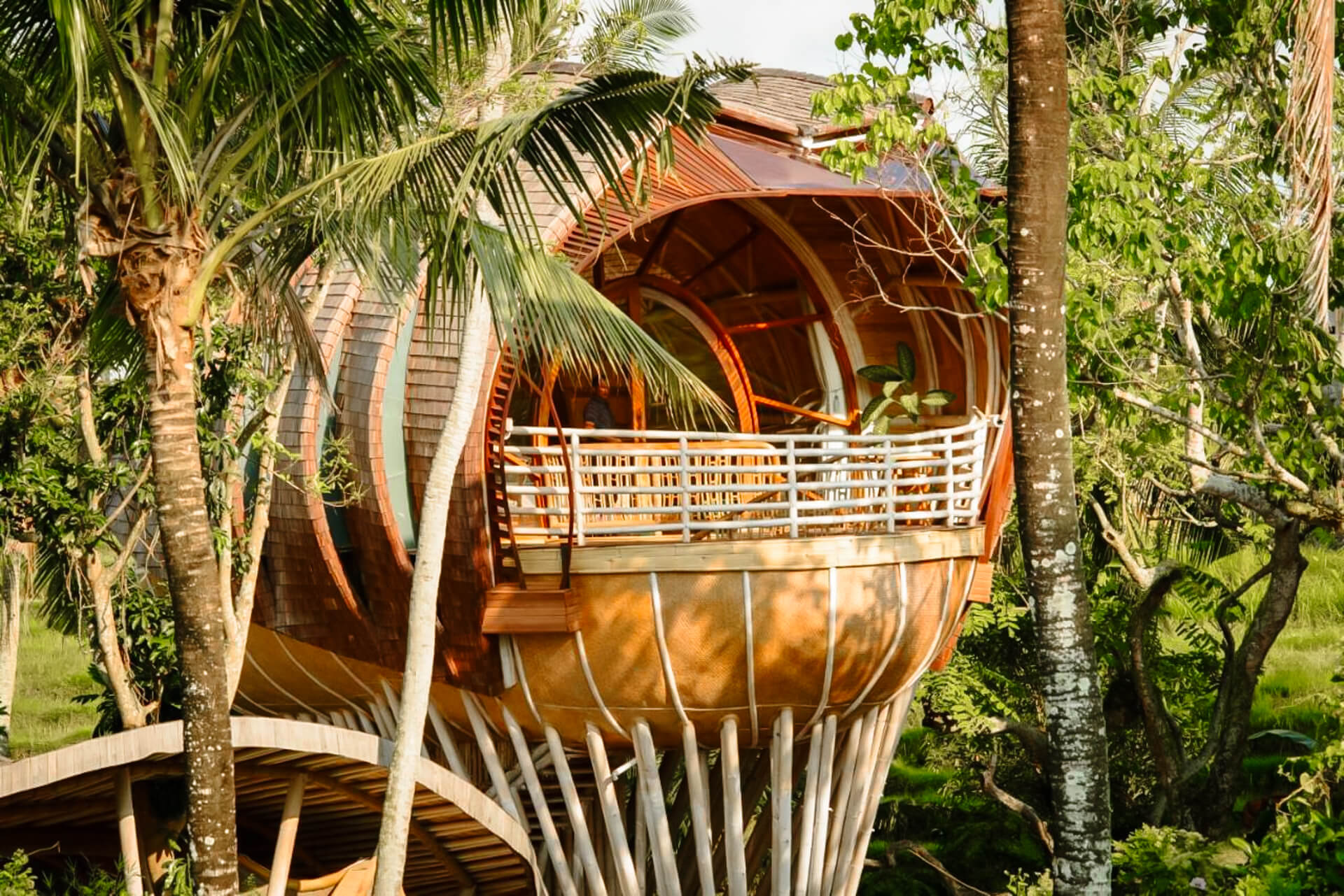 best bamboo houses in Bali ulaman eco luxury resort