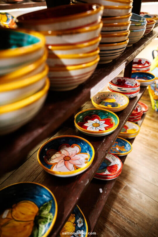 Best souvenirs in CefalÃ¹ sicily ceramics