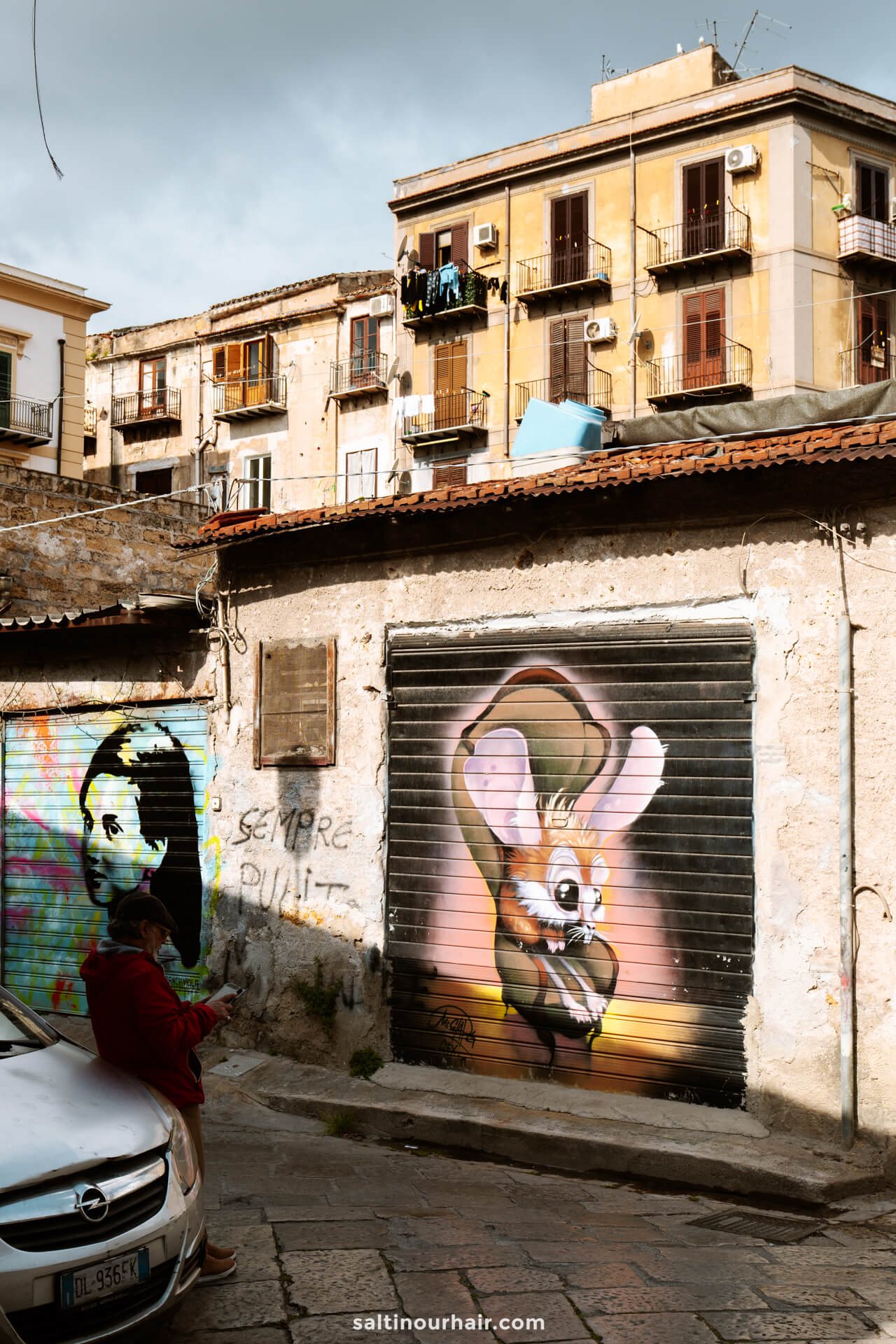 Palermo old town street art