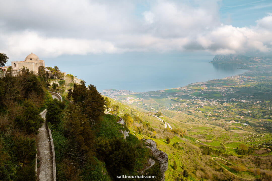 Best viewpoints in Erice Italy