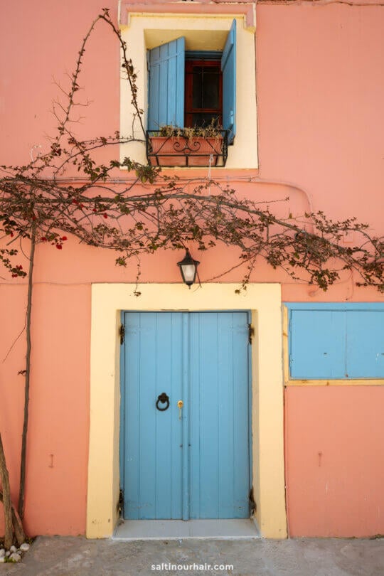 colorful houses fiskardo