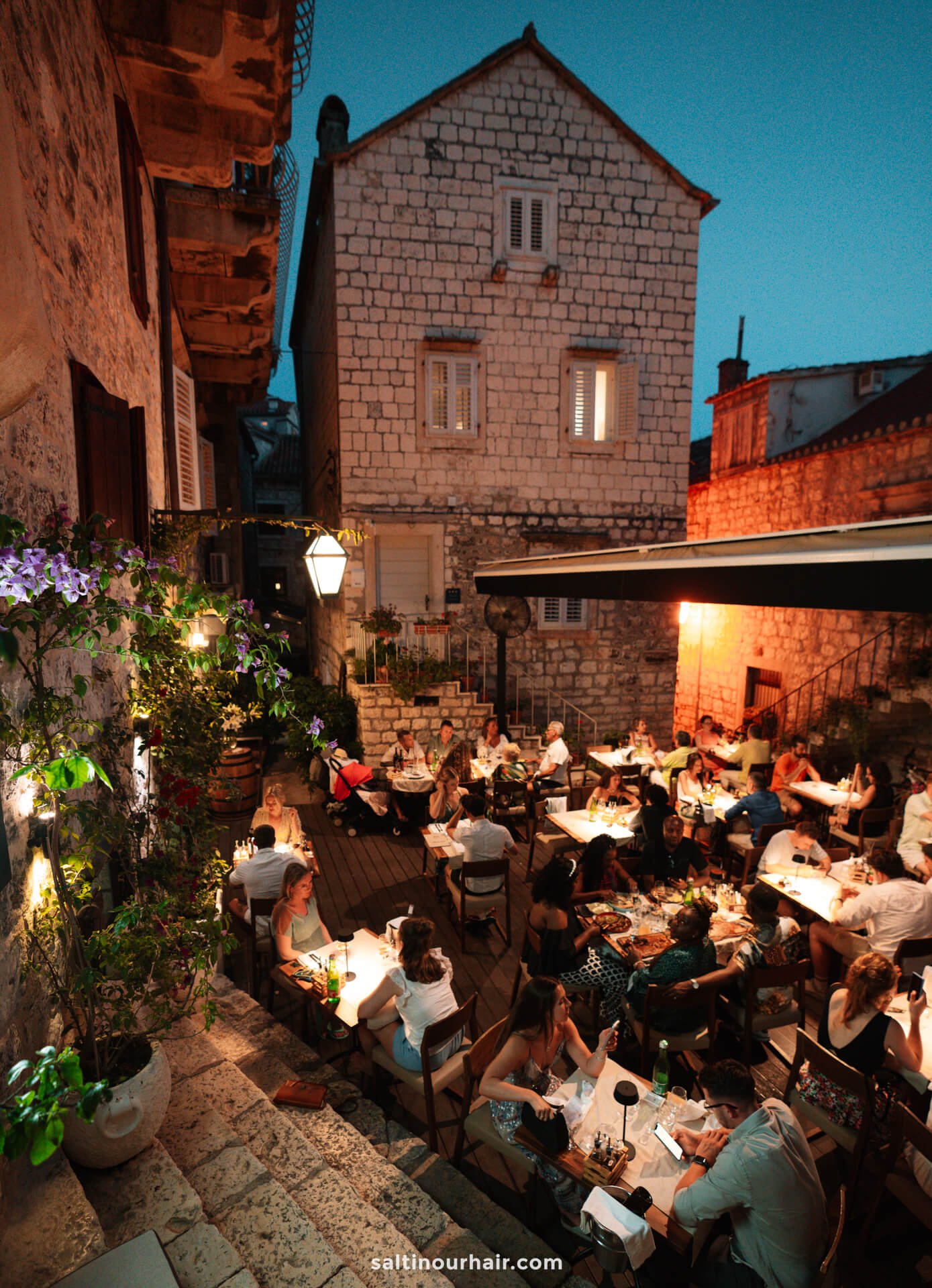 most beautiful restaurant hvar town croatia
