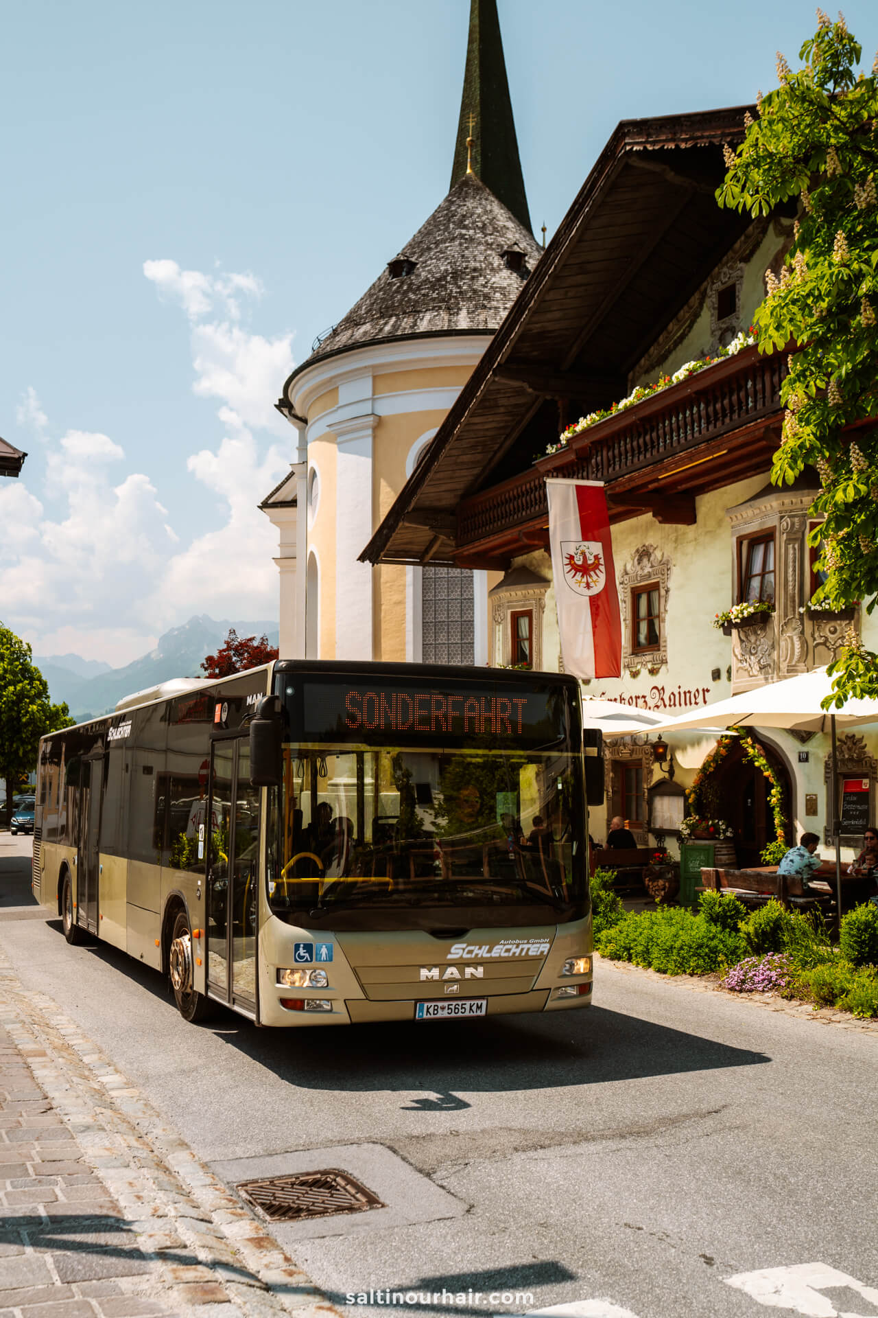 public transport kaiserwinkl Tyrol Austria