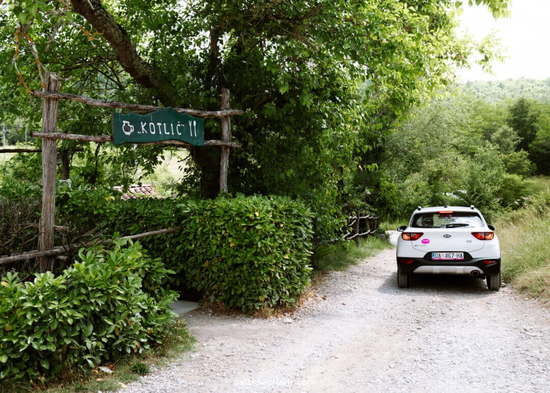 driving a rental car in croatia on a 3-week road trip