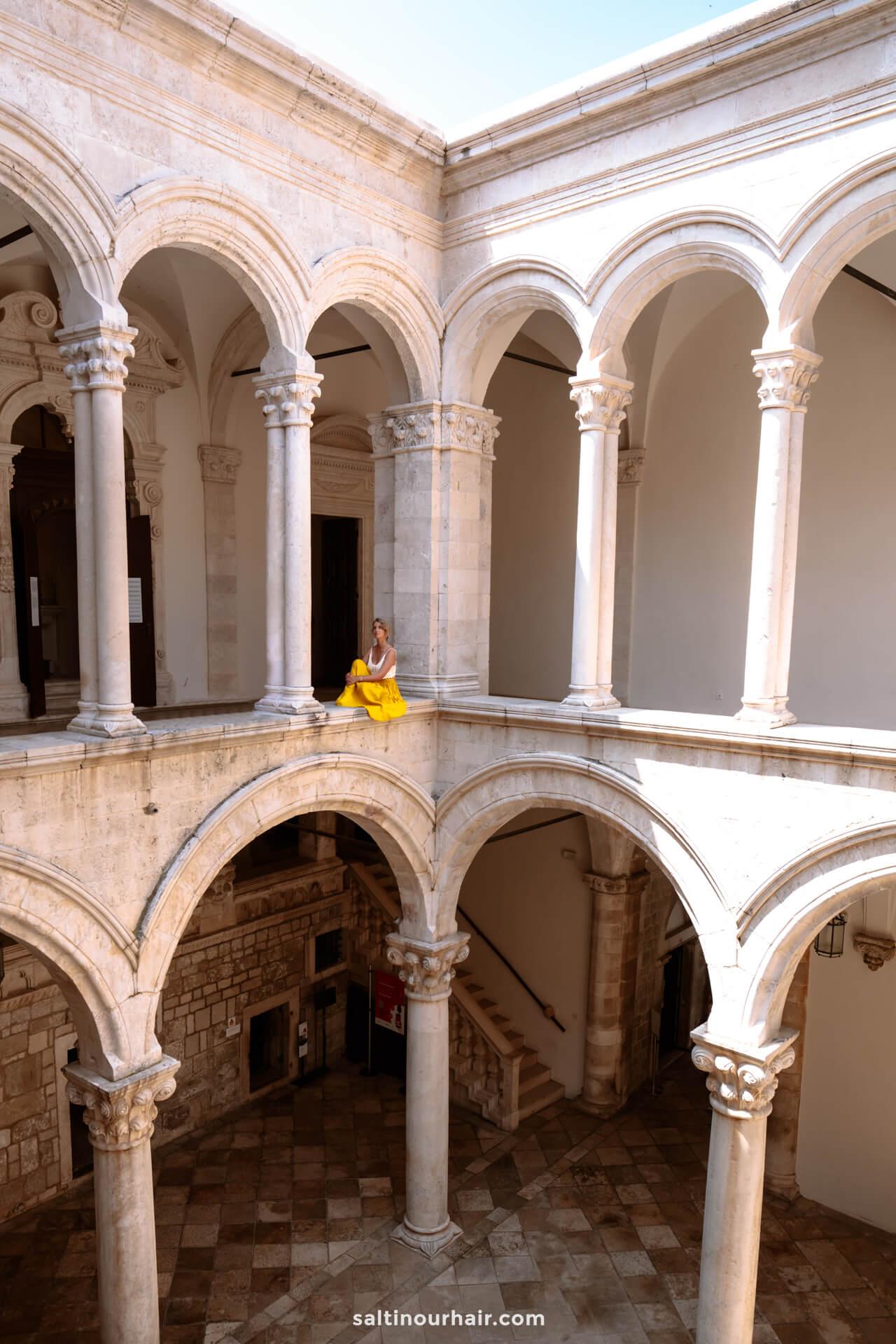 historic architecture rector's palace Dubrovnik 