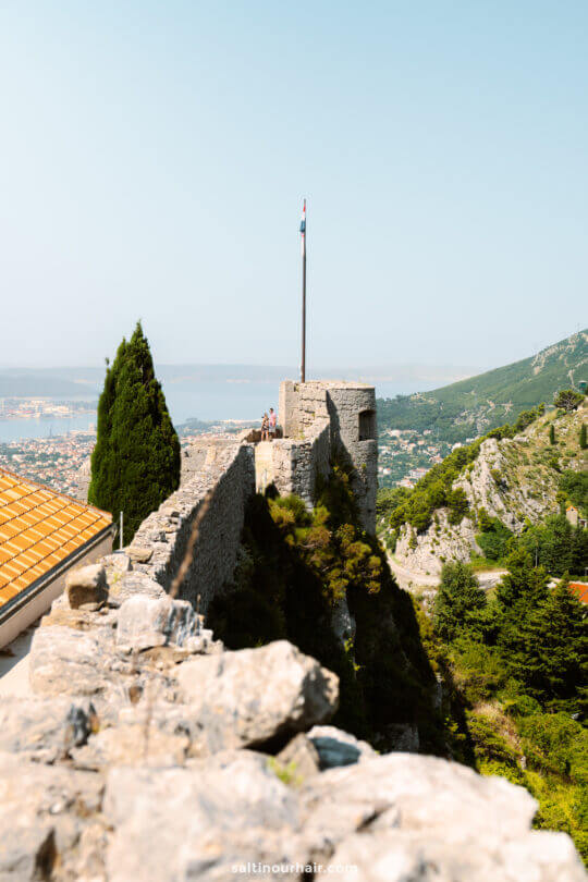 Klis Fortress view split Croatia
