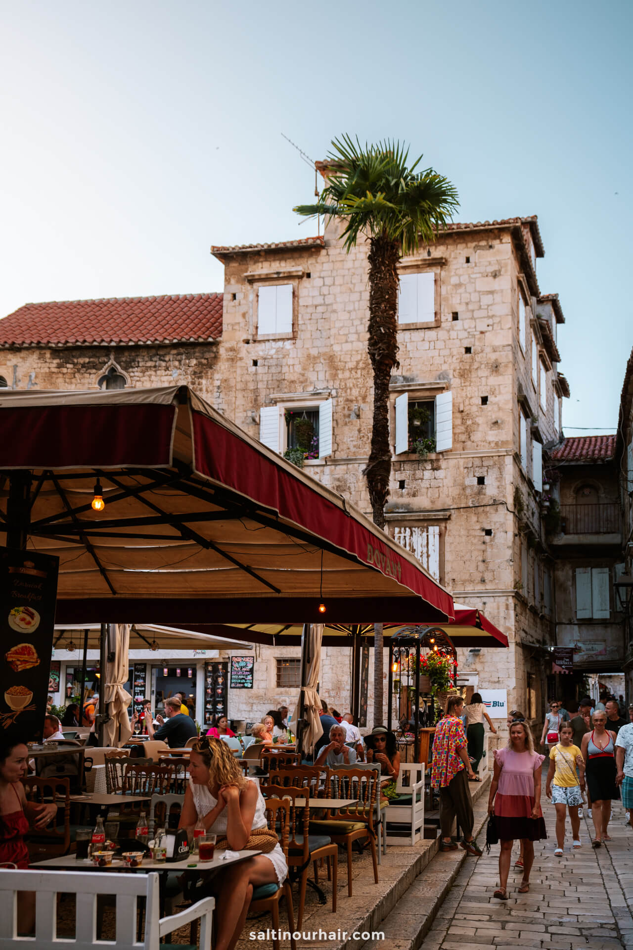 historic center trogir croatia restaurant