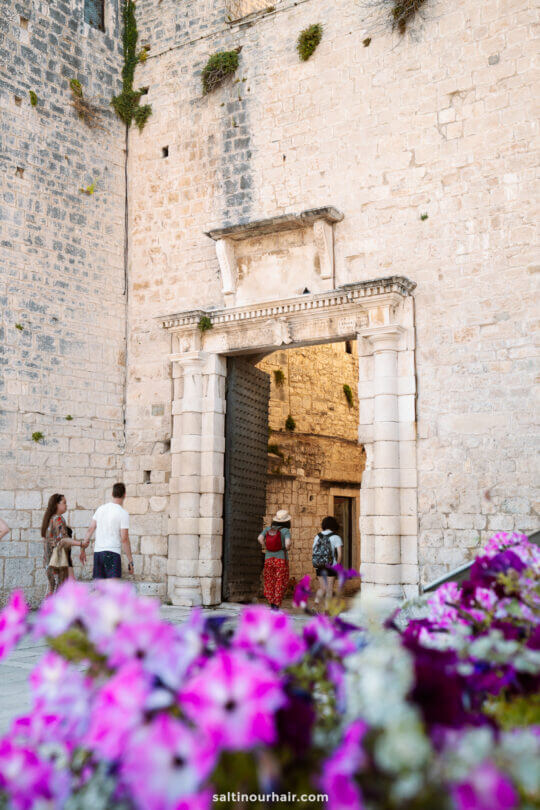 historic center trogir croatia walls