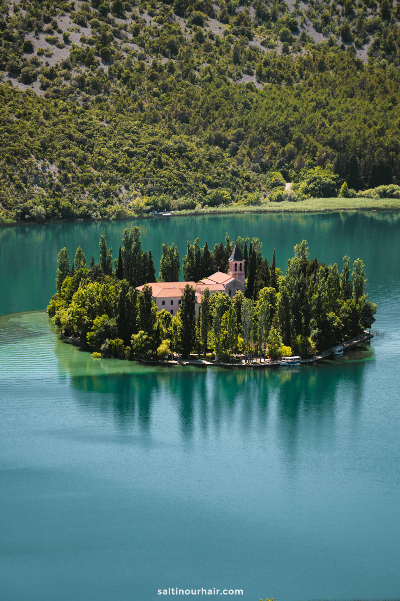 things to do in krka national park island of Visovac monastery