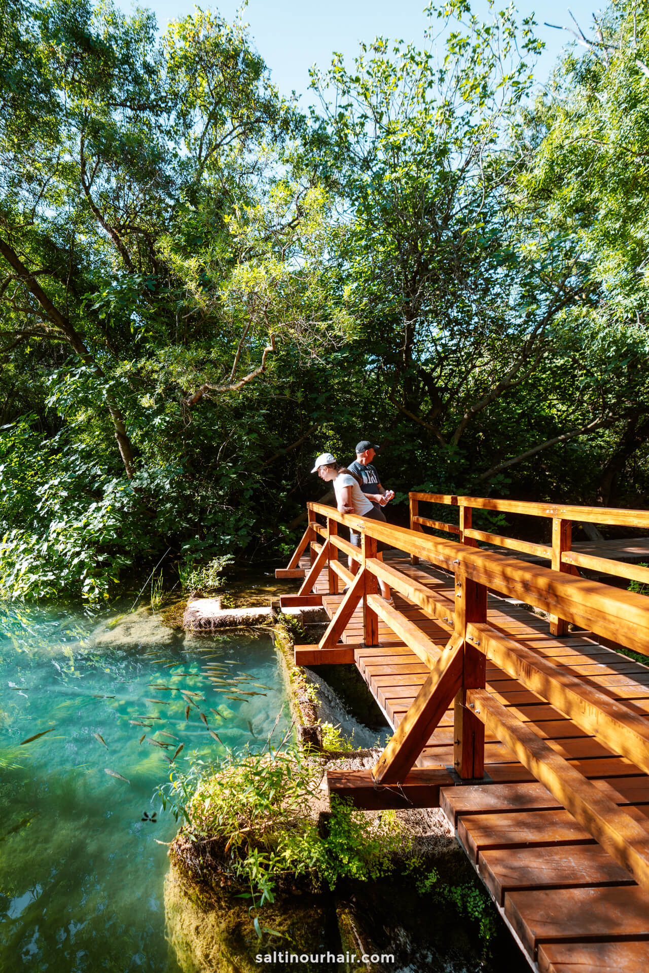 waterfalls croatia pathway Krka National Park