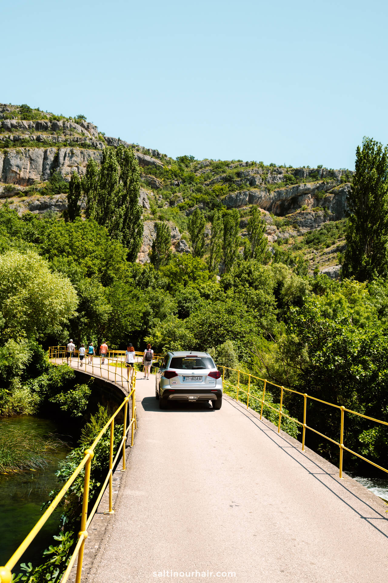 how to visit Krka National Park car