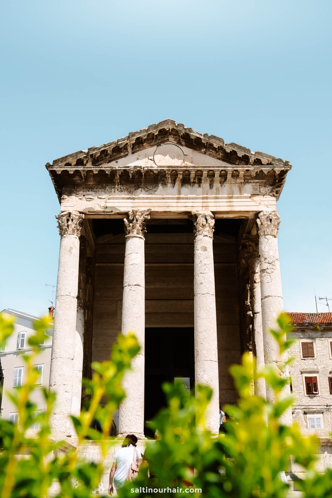 Temple of Augustus pula croatia 