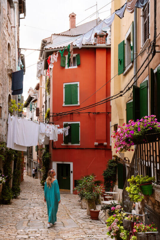 rovinj colorful streets croatia