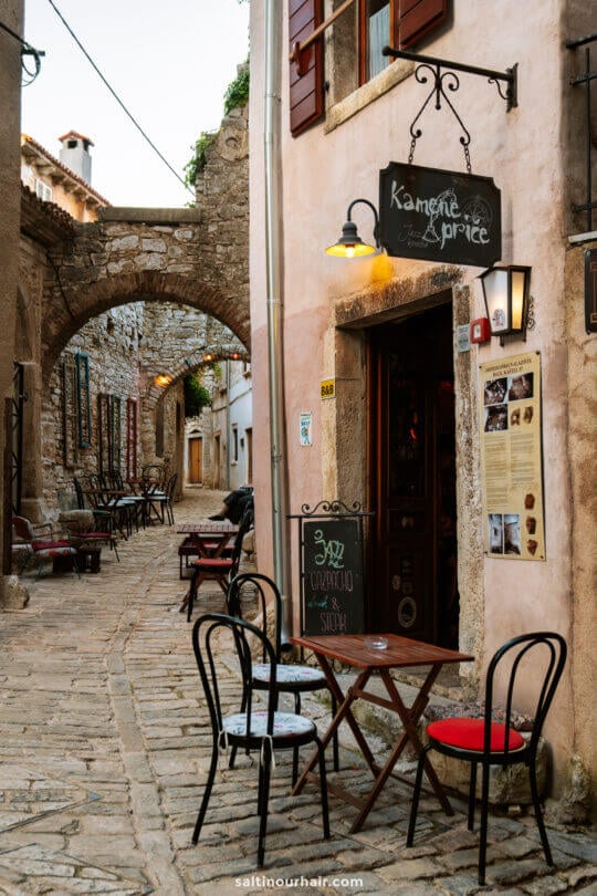 jazz cafe streets bale village croatia