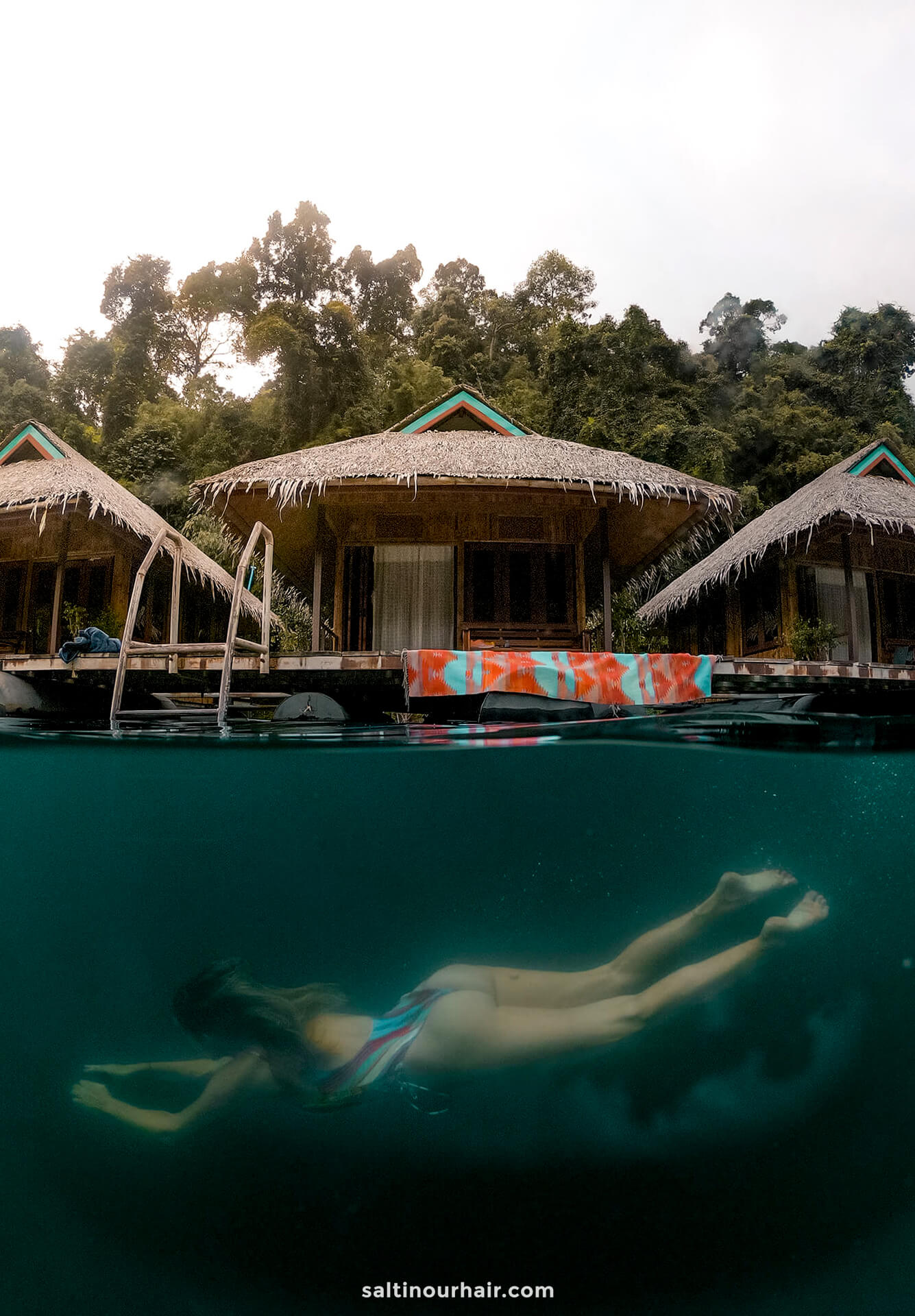 places to visit in Thailand Khao sok national park floating houses