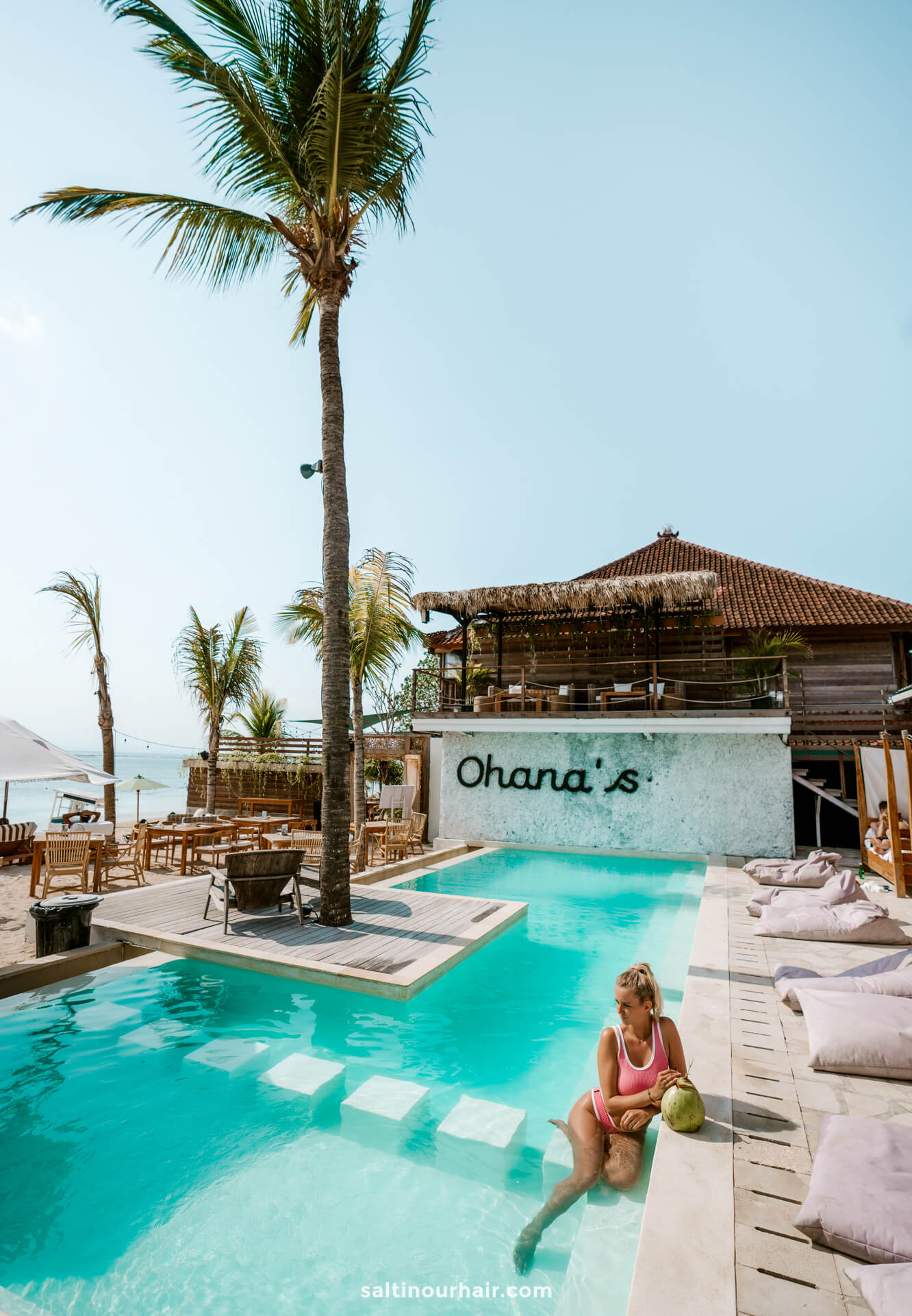 Bali honeymoon relax beach club