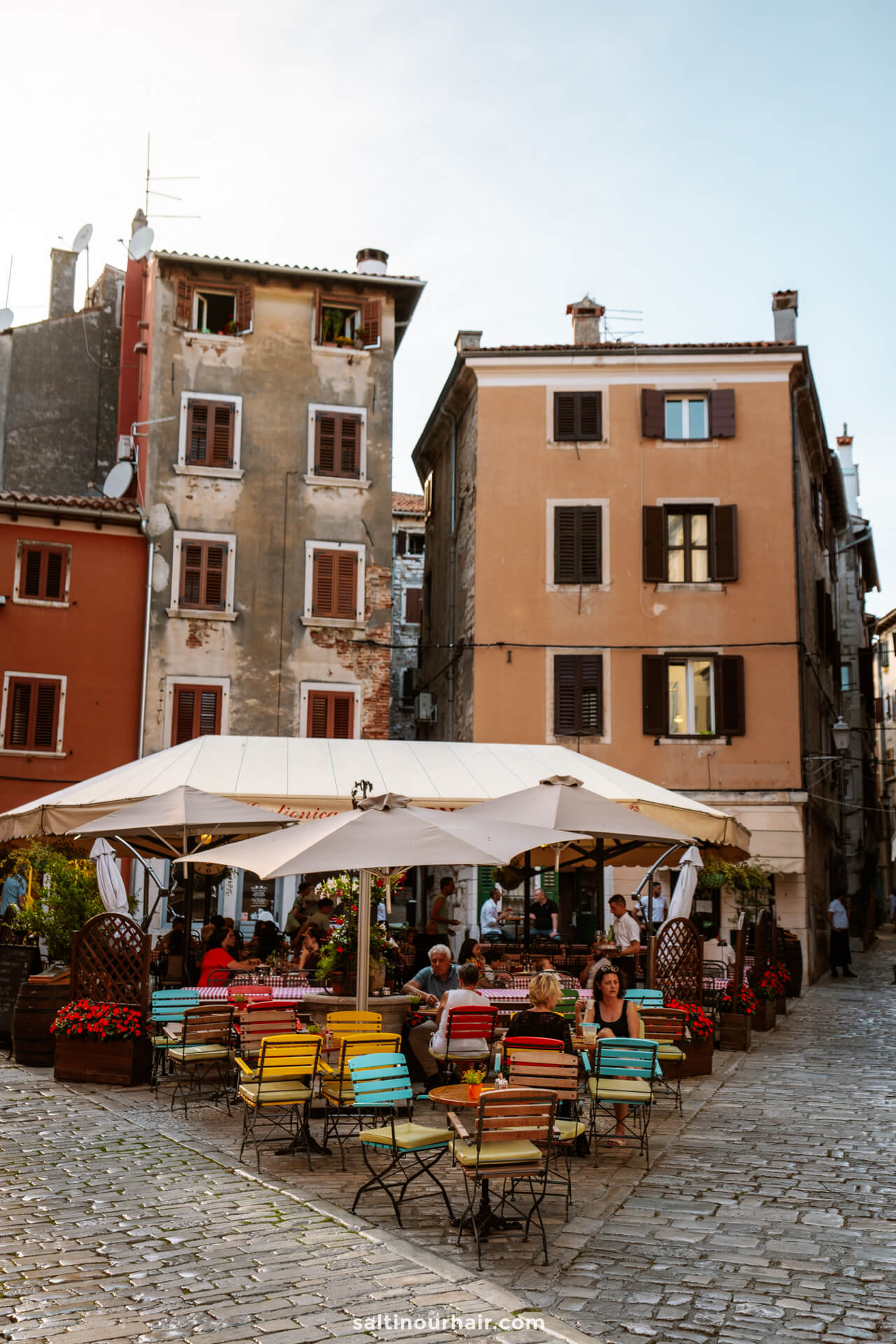 things to do in Rovinj croatia square old town restaurant