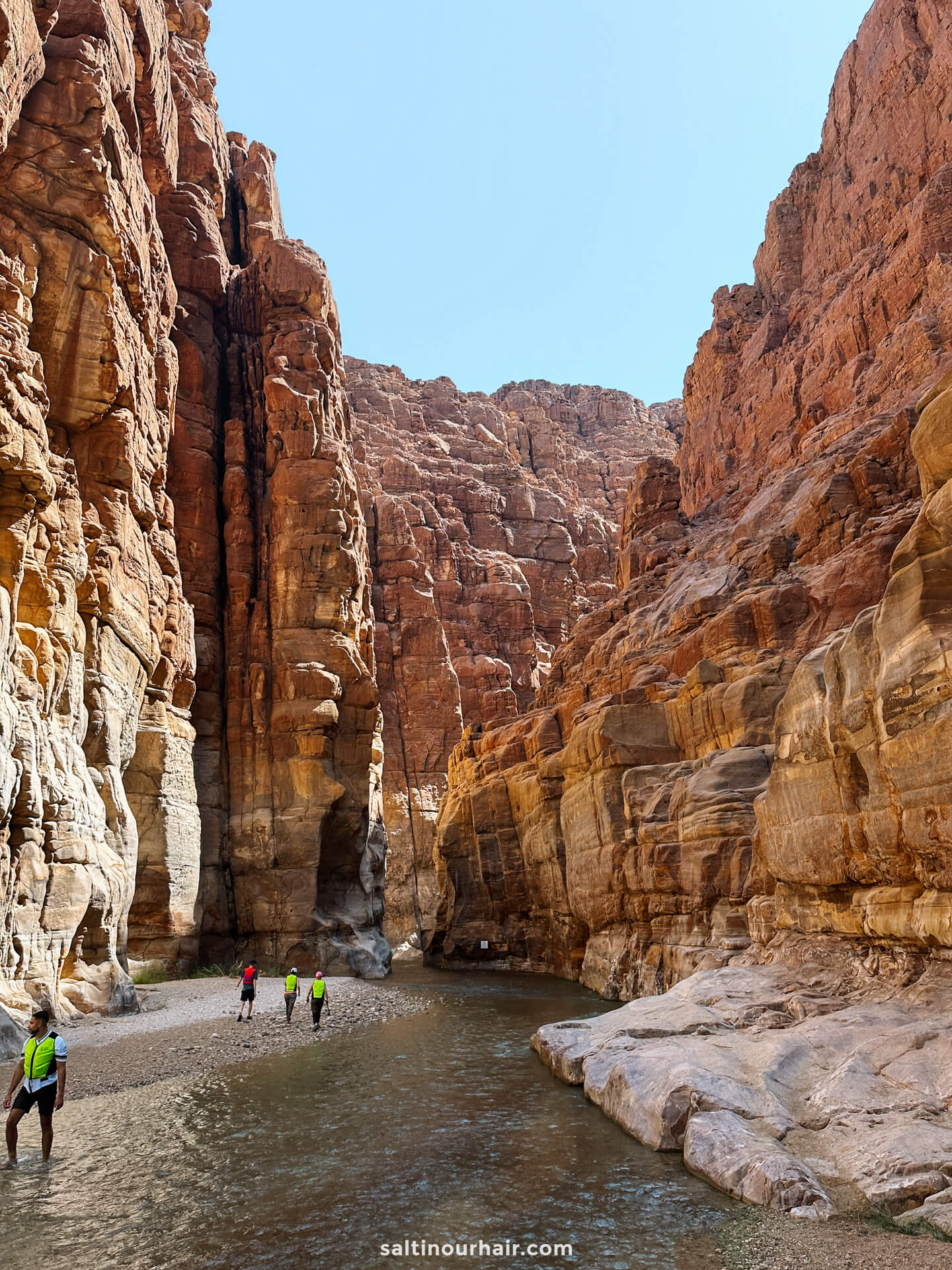 canyon wadi mujib dead sea jordan