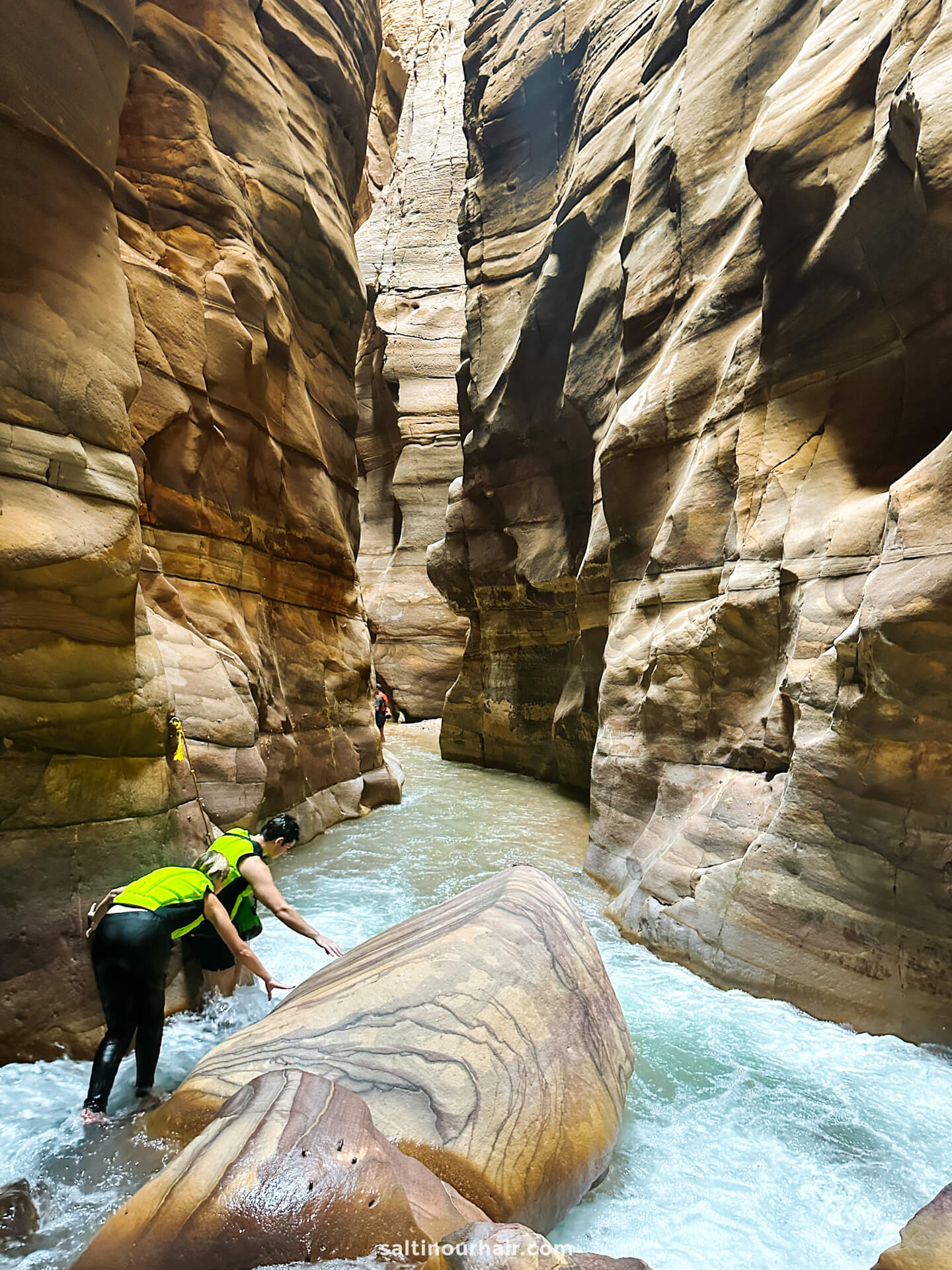 Canyoning in Wadi Mujib Jordan