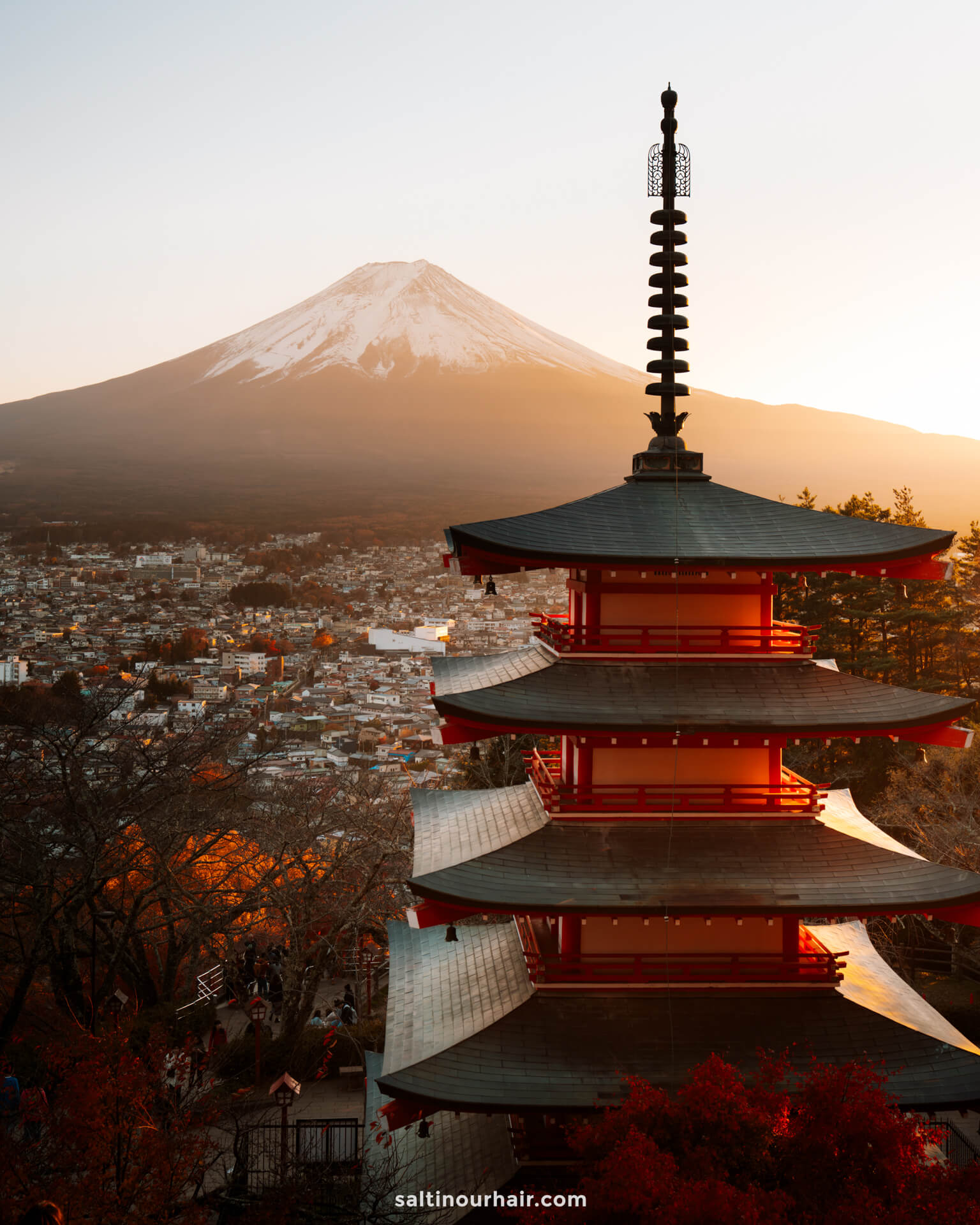 things to do around Mount Fuji chureito pagoda japan