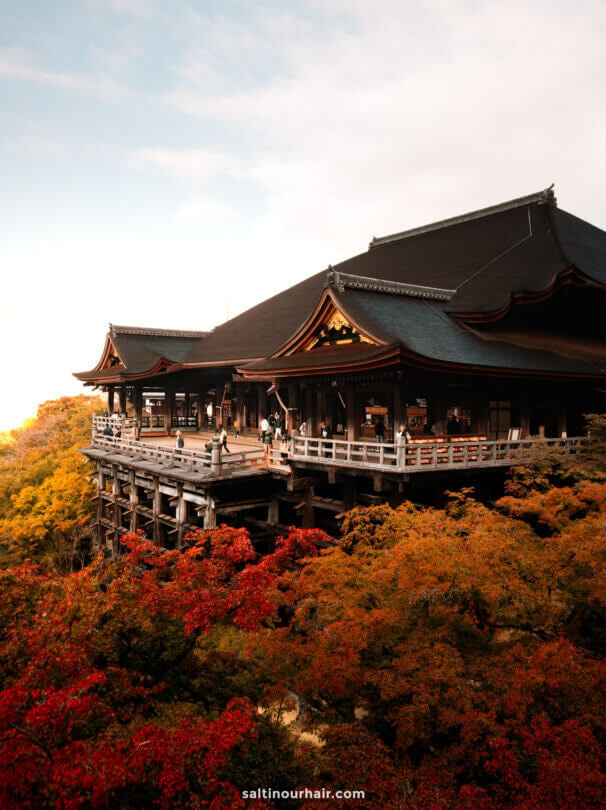 Kiyomizu Temple Kyoto japan 2 week itinerary