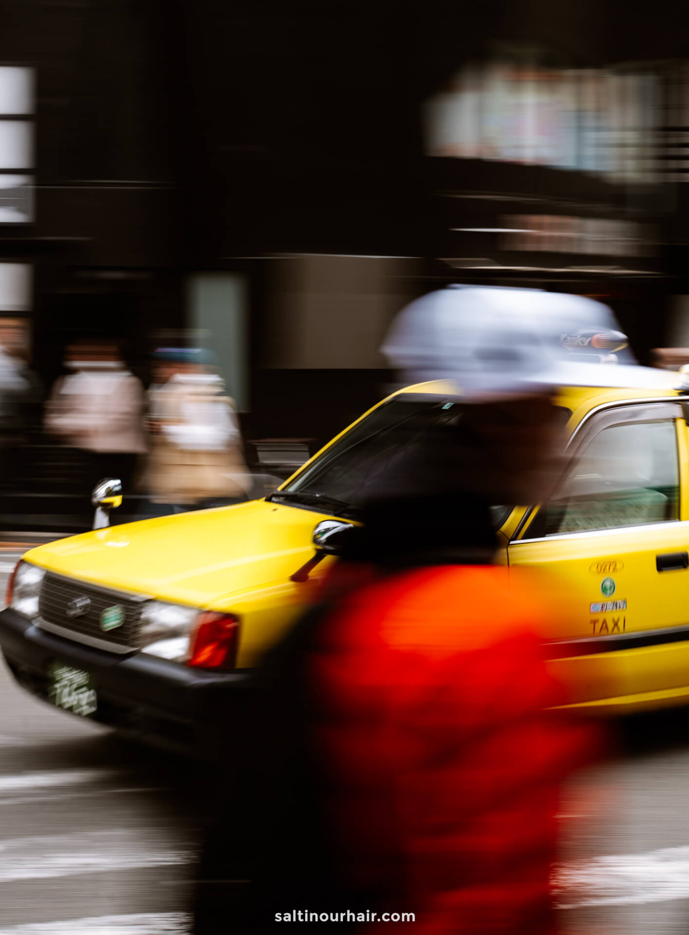 yellow taxi japan