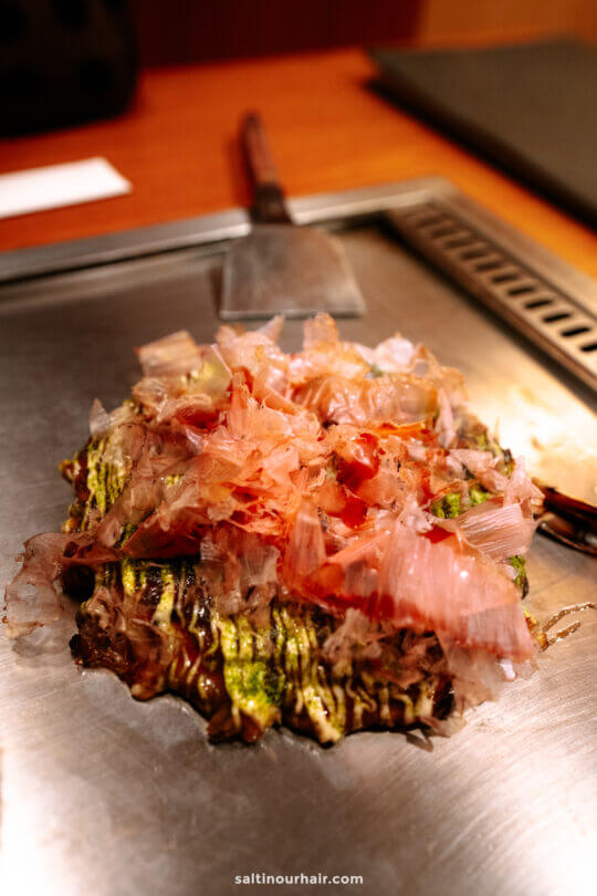 Okonomiyaki japanese pancake
