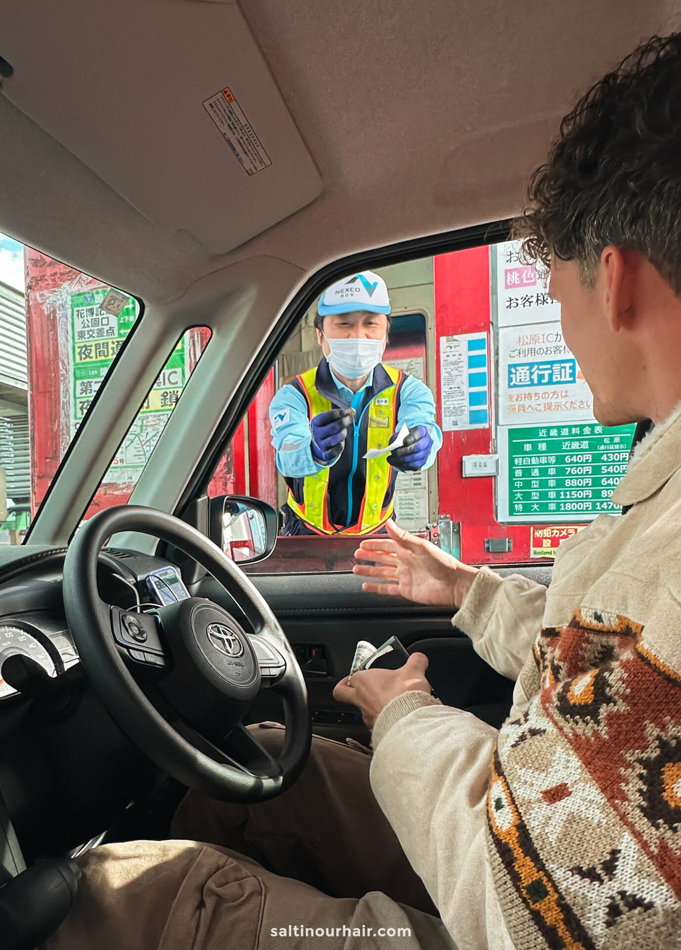 renting a car in Japan toll roads