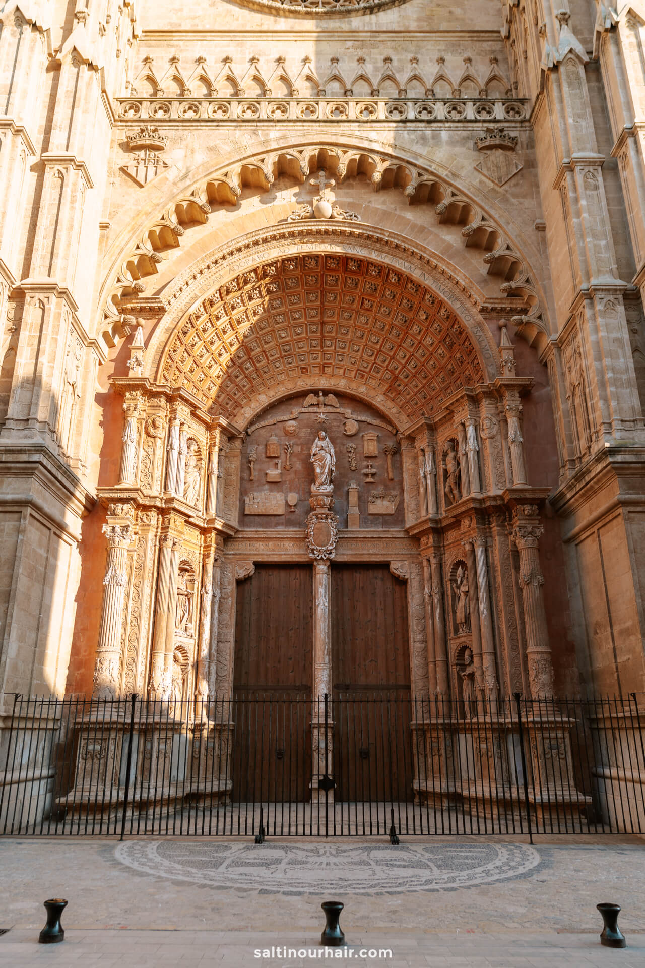 Cathedral door Palma de Mallorca
