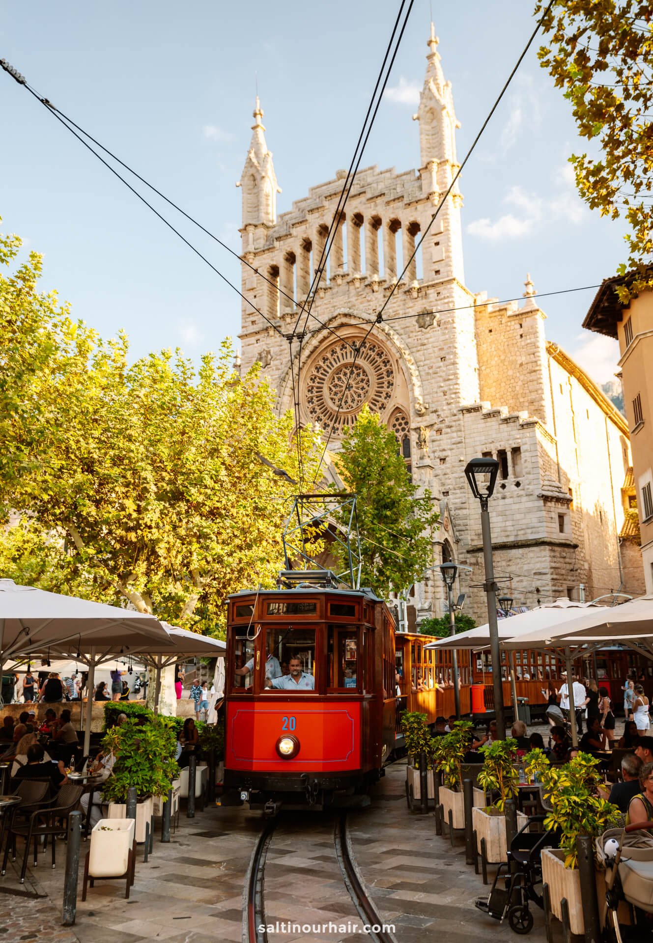 tram soller cathedral things to do in Palma de mallorca spain