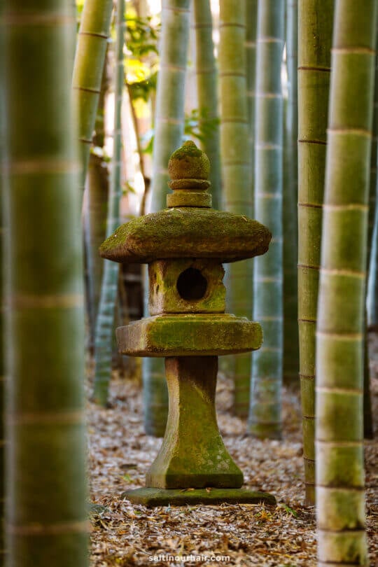 Japanese garden sculpture