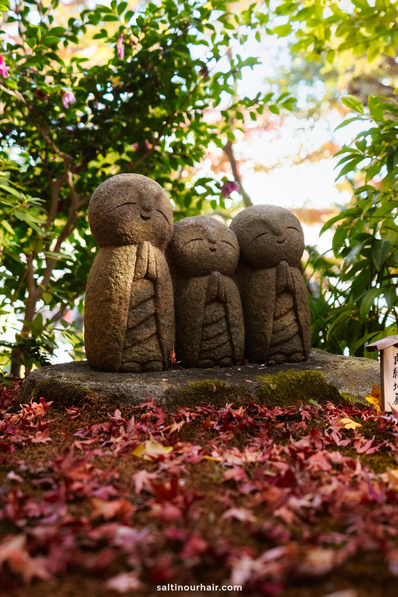 statues garden Kamakura Japan