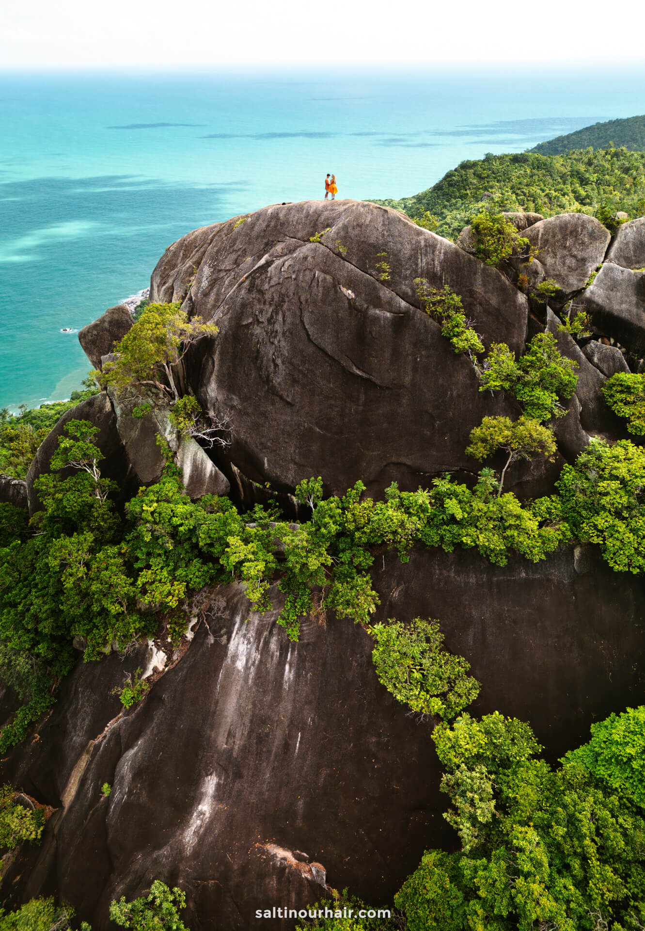 koh phangan thailand bottle beach viewpoint