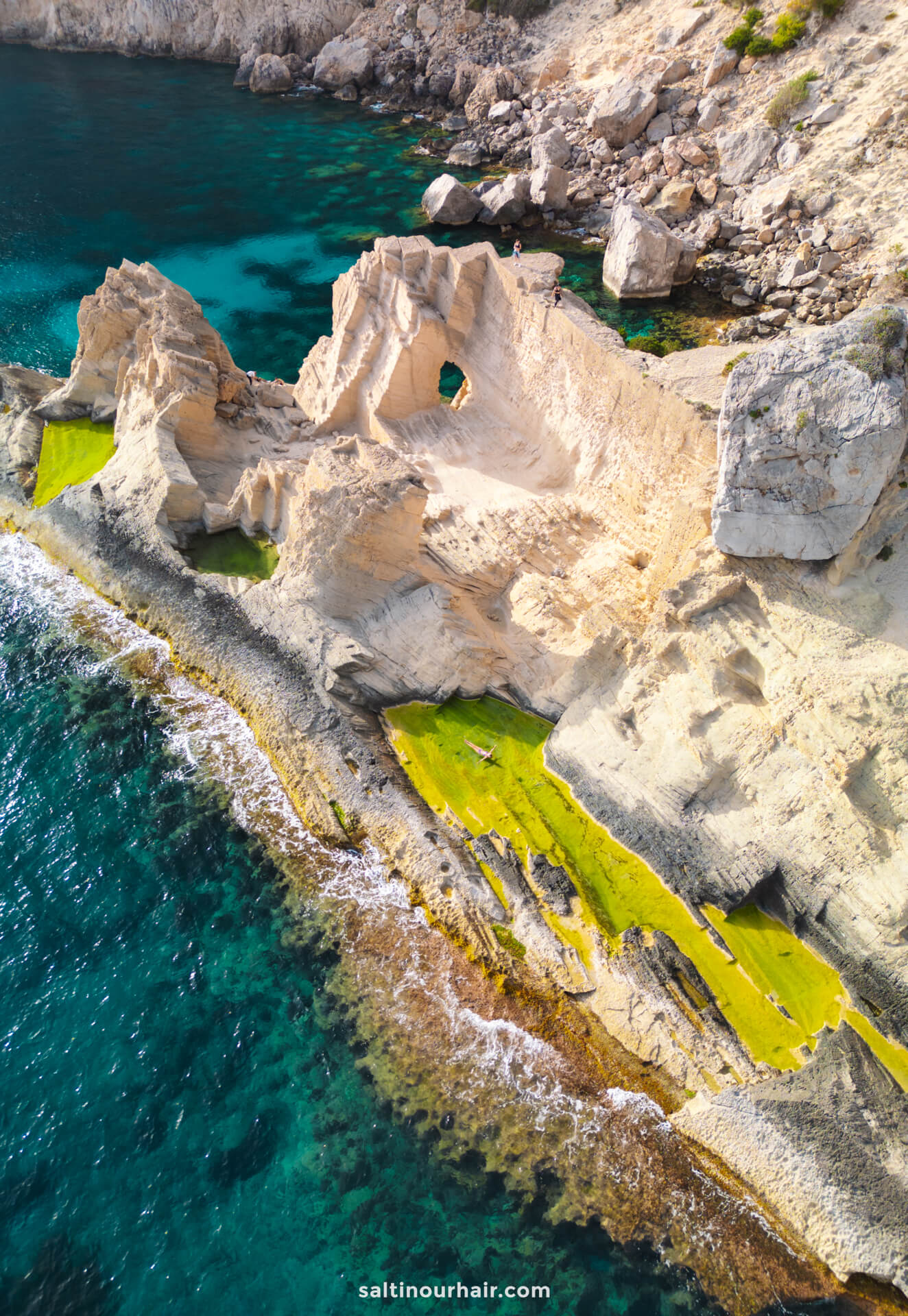 Atlantis Hike pools things to do in Ibiza Spain