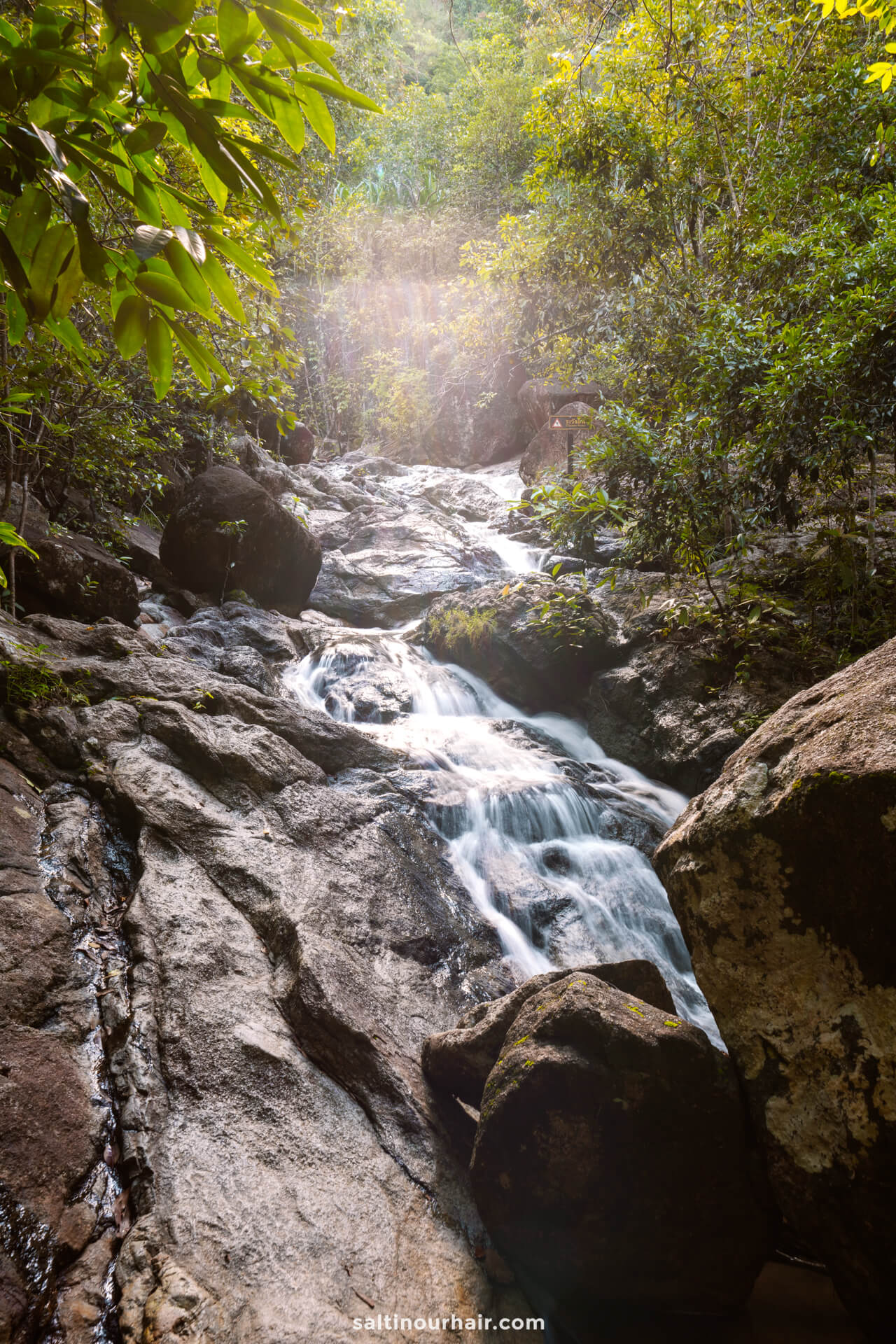 waterfall Koh Phangan Thailand