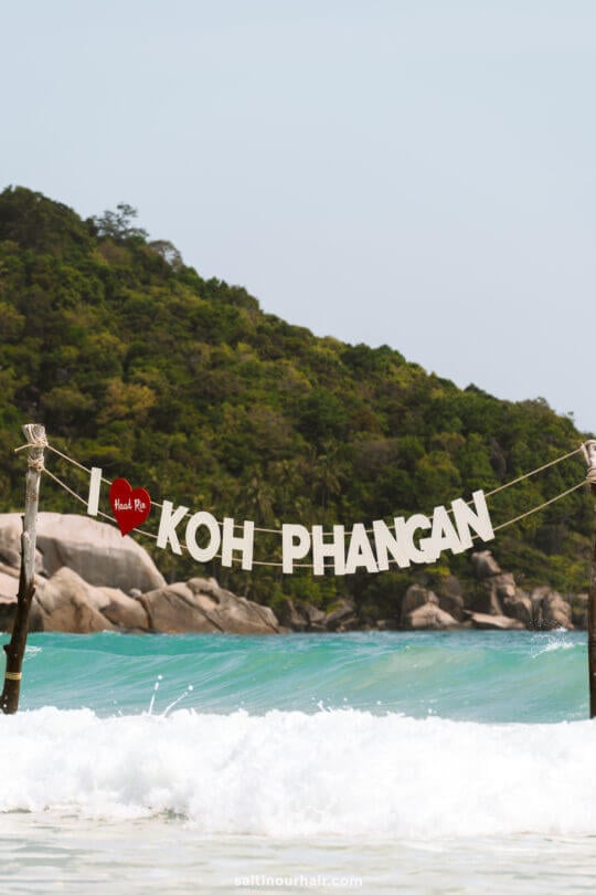 Koh Phangan sign Haad Rin thailand