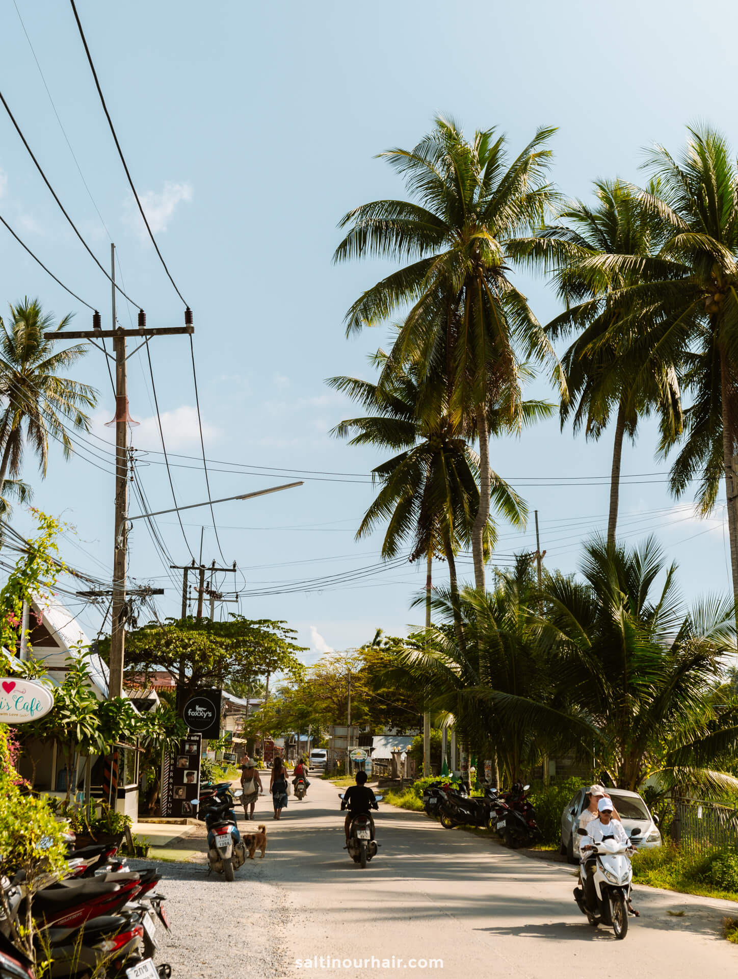 How to get around Koh Phangan Thailand motorbike