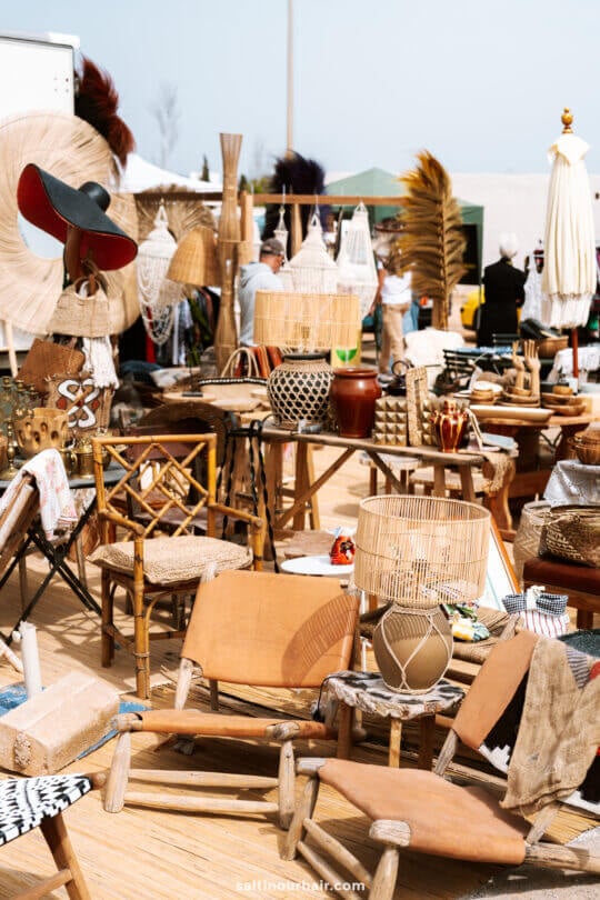 Furniture market Mercadillo Saint jordi things to do in Ibiza