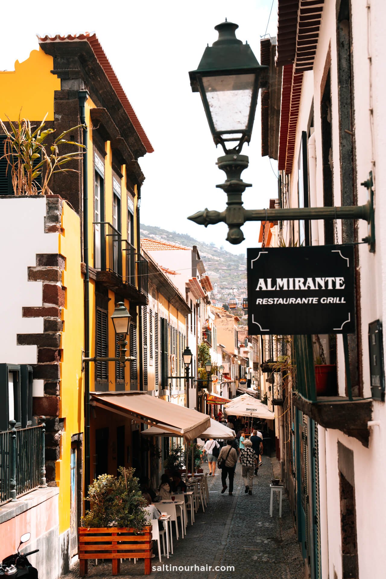 funchal town streets madeira