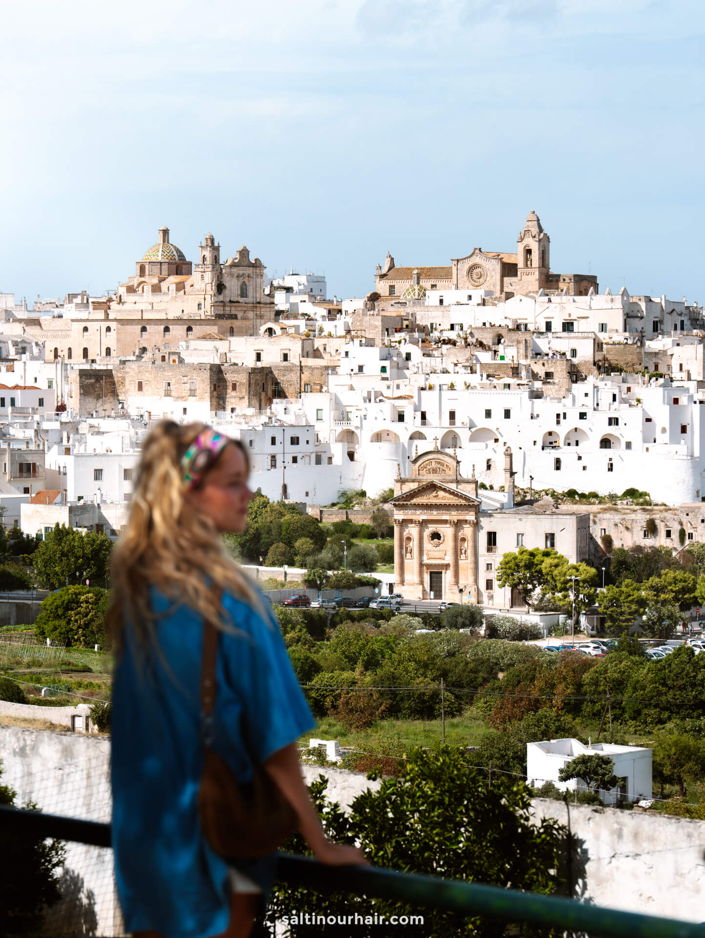 view ostuni puglia Vespa Tour Italy