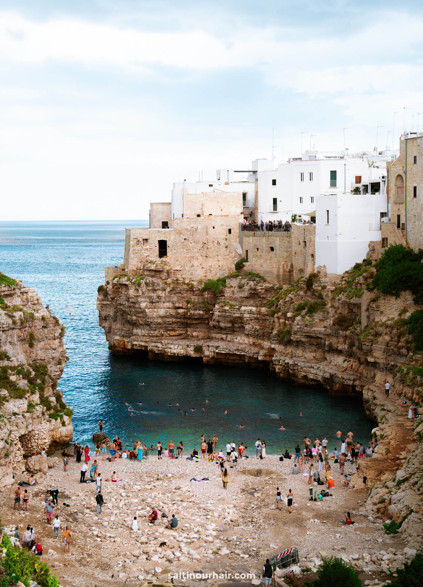 Vespa Tour Italy polignano a mare beach puglia