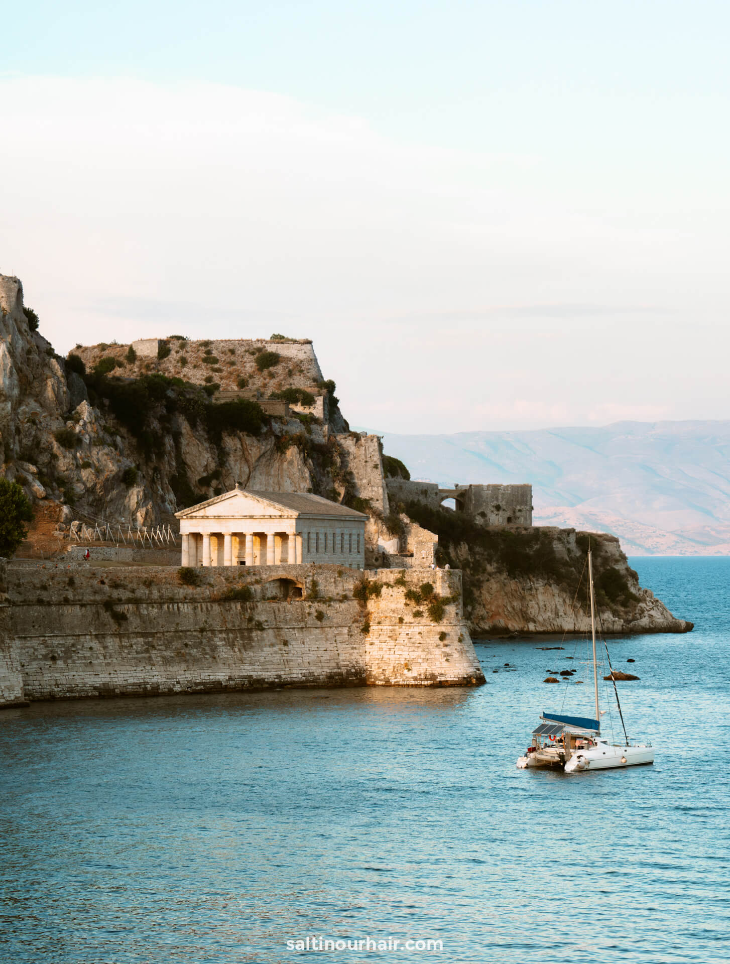 best things to do corfu greece old fortress Agios Georgios