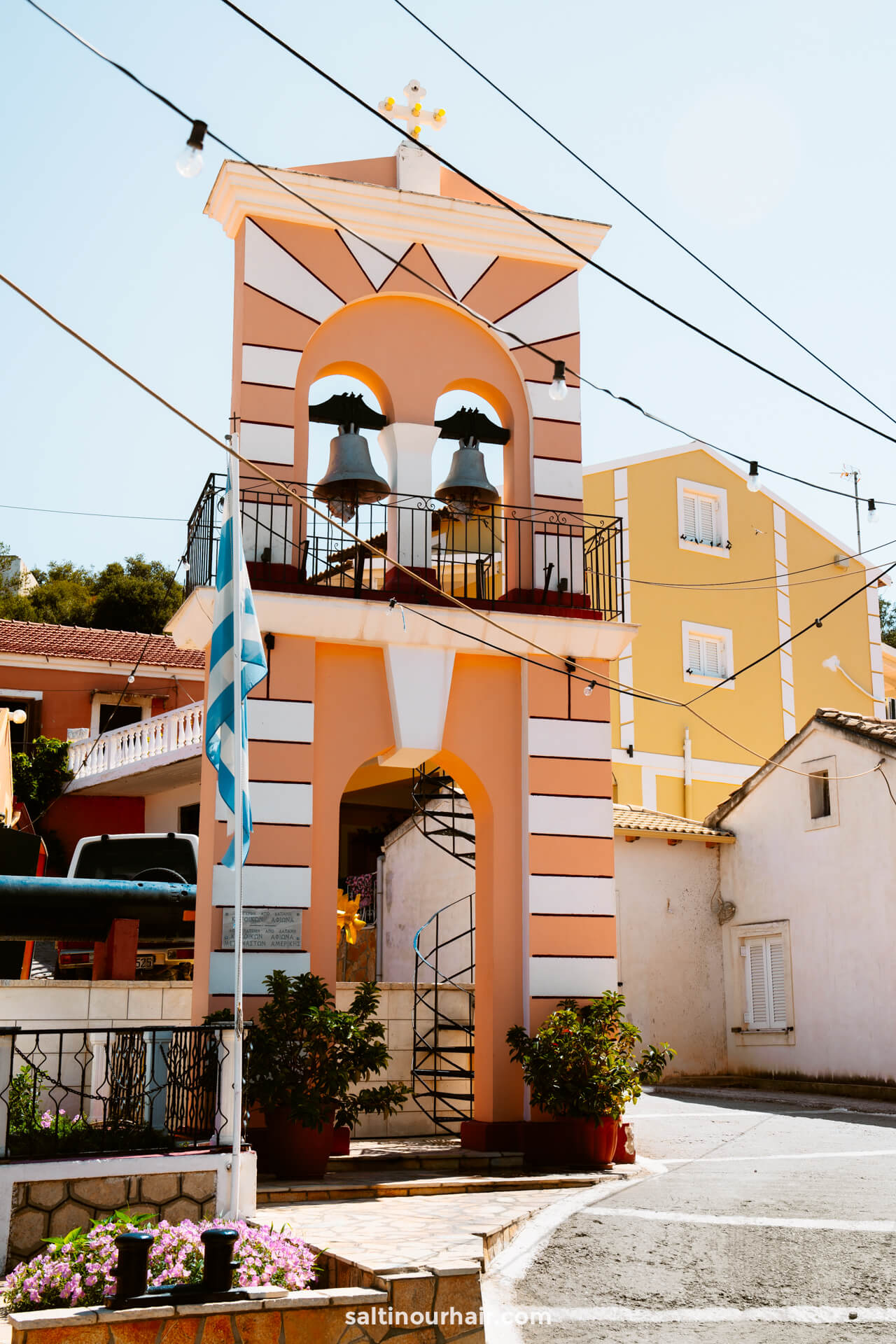 corfu Afionas Village church