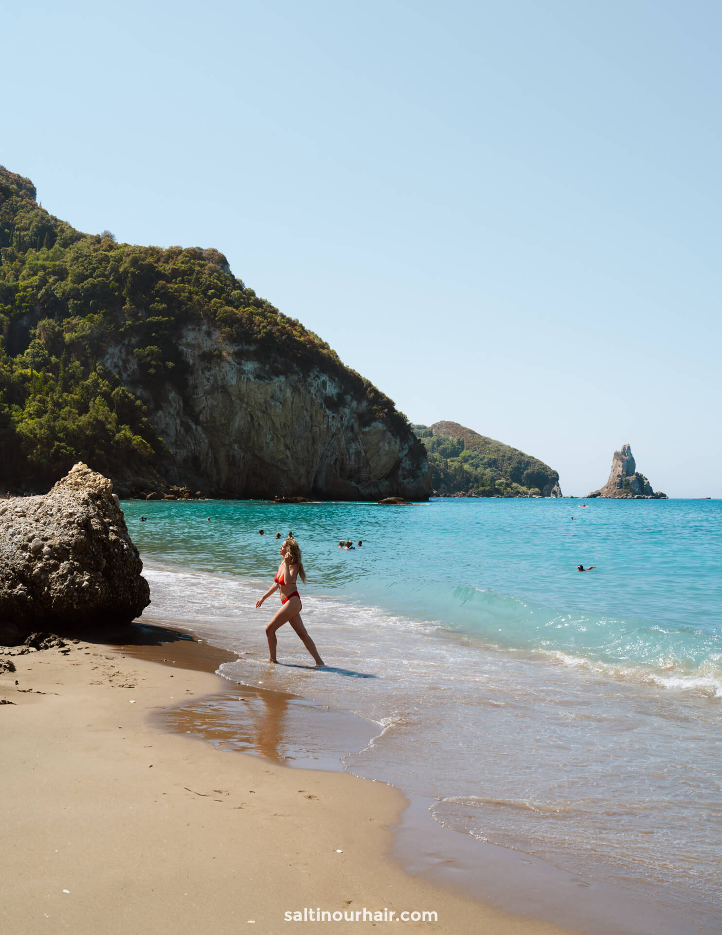 Saint Gordios Beach corfu greece