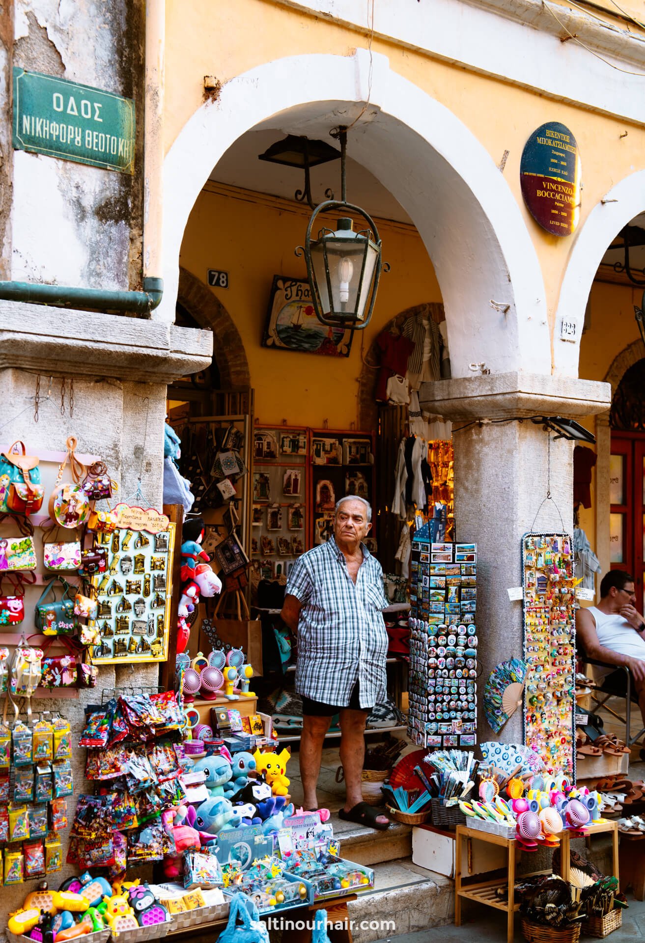 souvenir shop corfu town