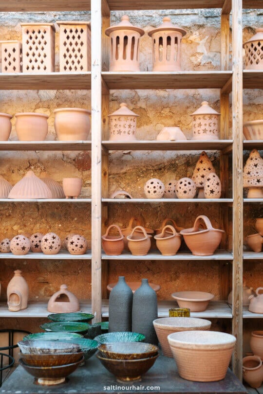 ceramic shop Santanyi Mallorca Market